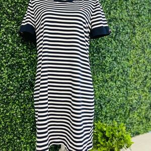 NWOT Brand-Tommy Hilfiger, Size L, Color-Navy Blue & White